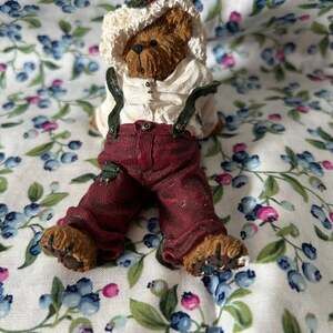 Boyds Bears & Friends The Bearstone Collection Nickleby Santabear...